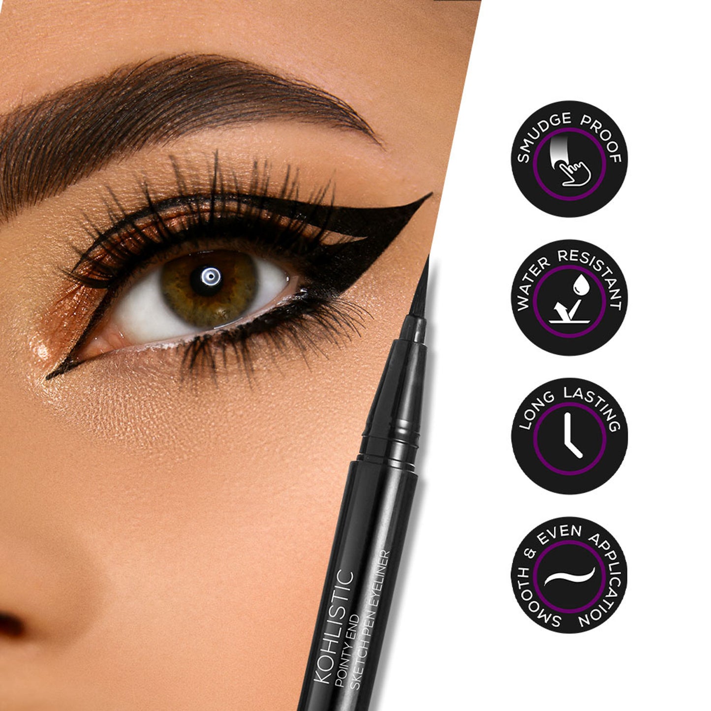 Renee Cosmetics Pointy End Sketch Pen Eyeliner - 