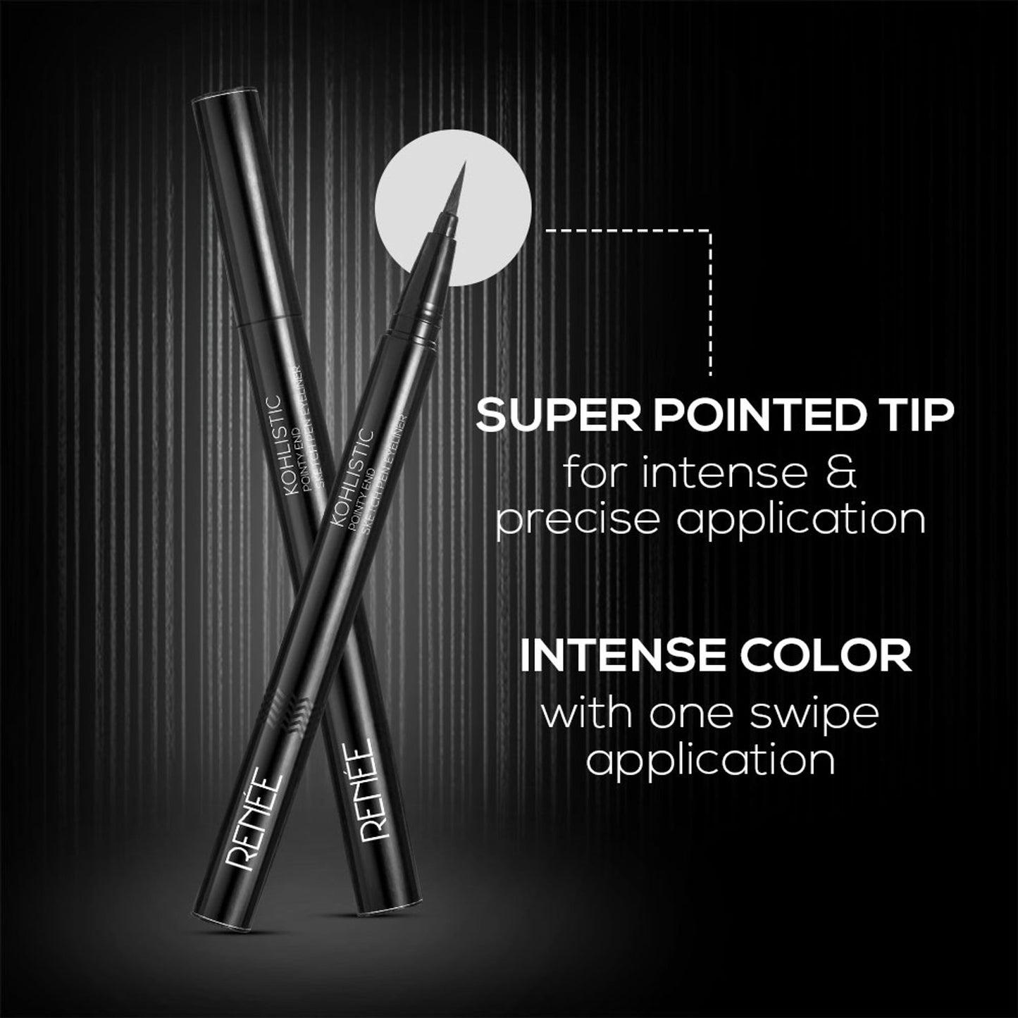 Renee Cosmetics Pointy End Sketch Pen Eyeliner - 