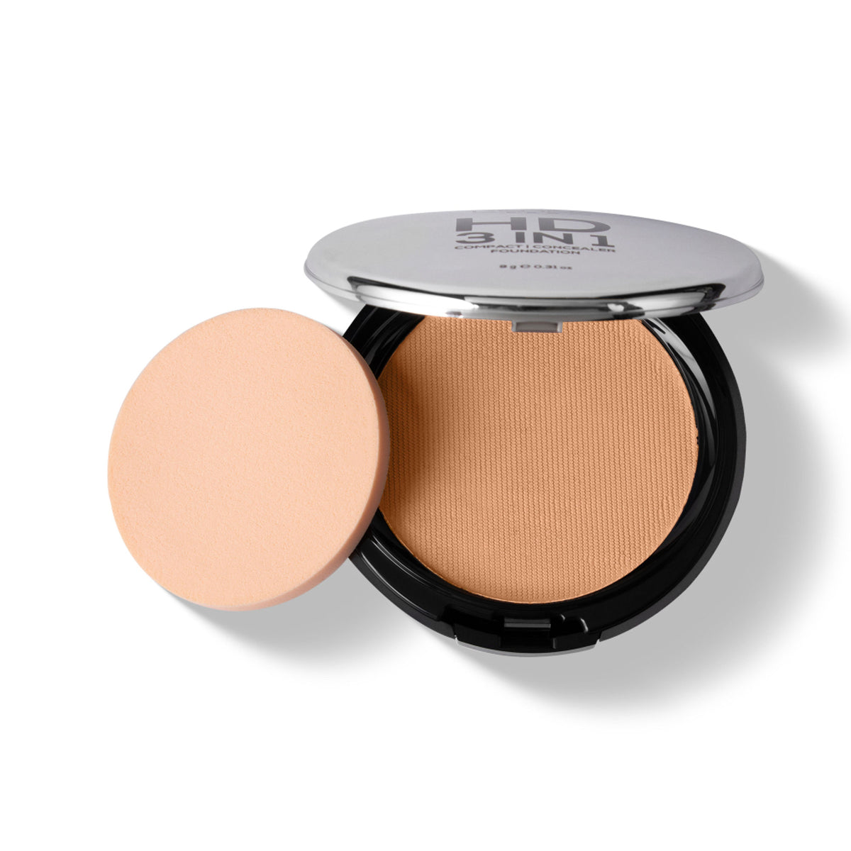 RENEE PRO HD 3-In-1 Matte Compact With SPF 20, Works As Foundation, Compact & Concealer - Noix