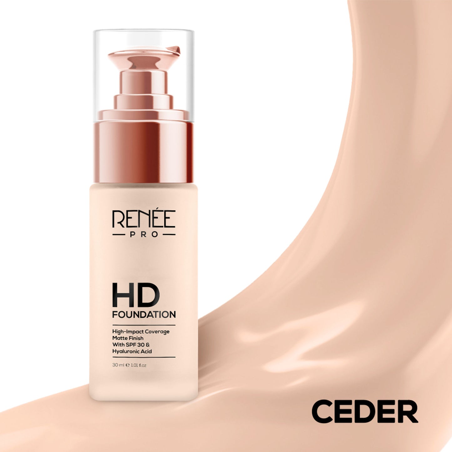 Renee Cosmetics Pro HD Foundation - Oak