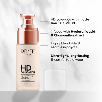 Renee Cosmetics Pro HD Foundation - Pine