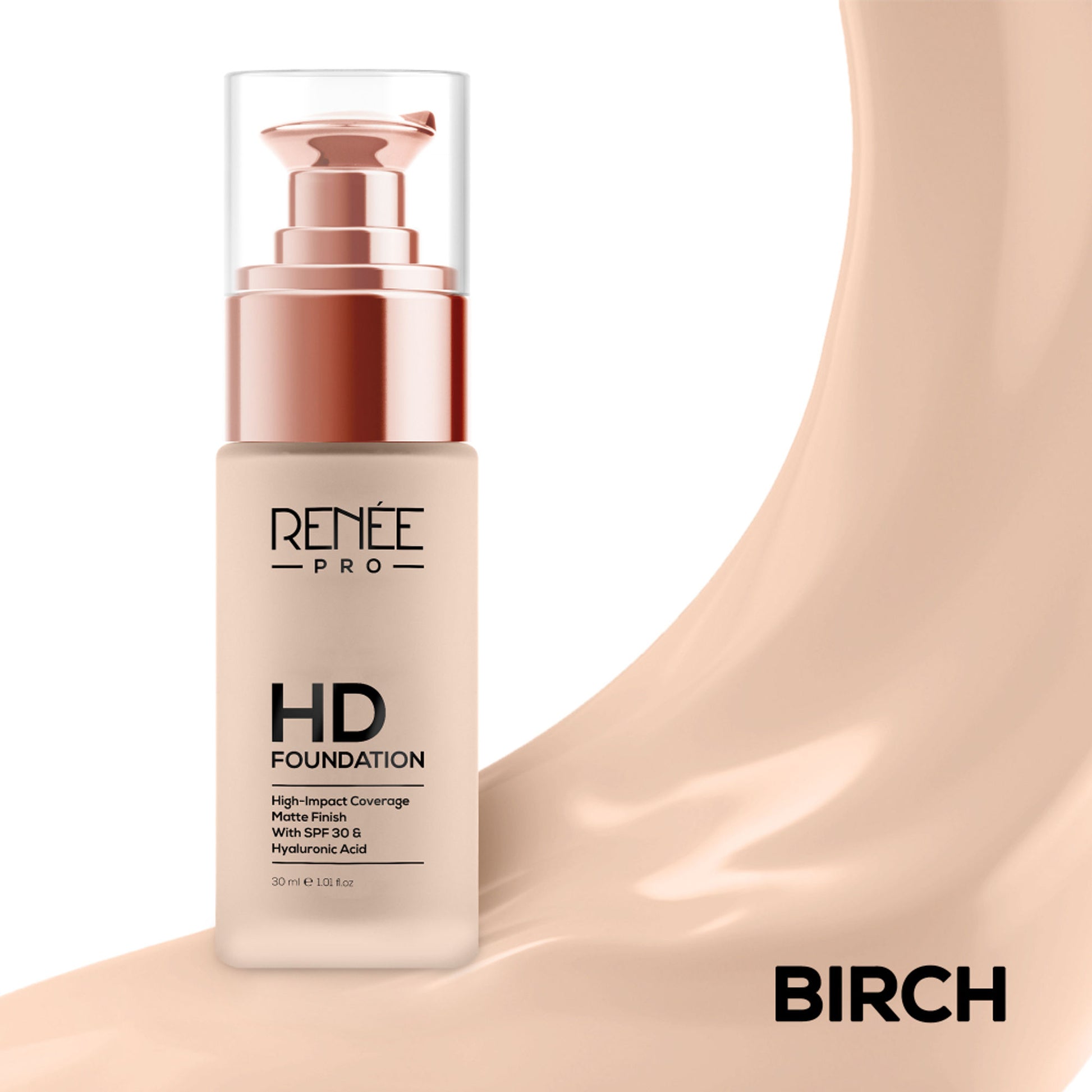 Renee Cosmetics Pro HD Foundation - Mahagony