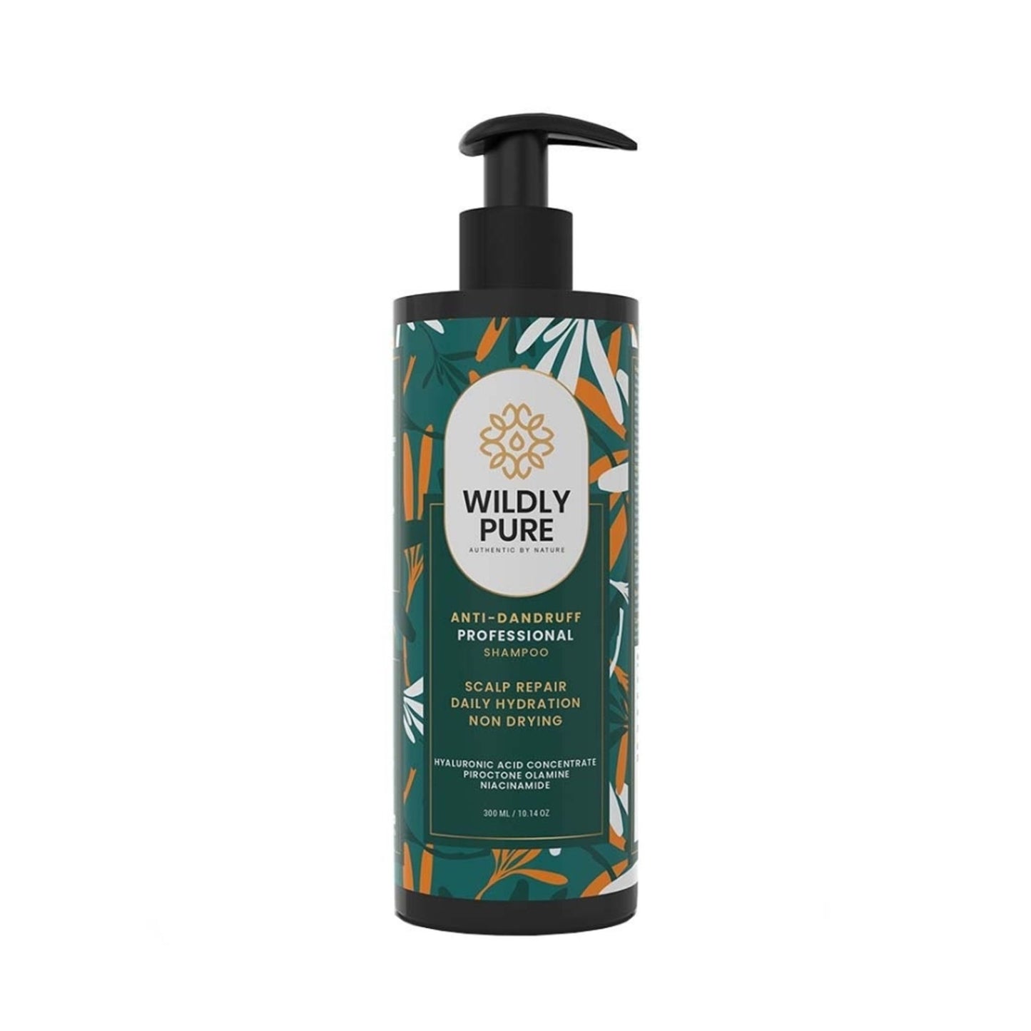 Wildly Pure Anti Dandruff Shampoo for itchy & flaky scalp with Niacinamide & Piroctone Olamine