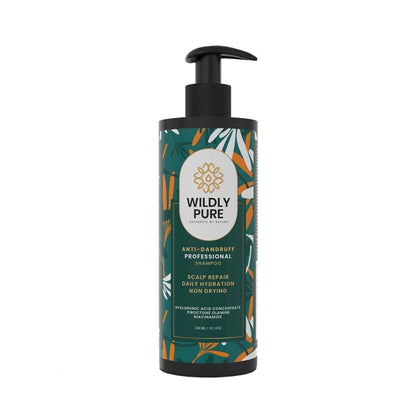 Wildly Pure Anti Dandruff Shampoo for itchy & flaky scalp with Niacinamide & Piroctone Olamine