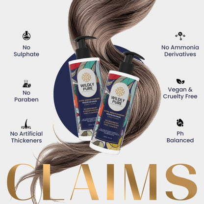 Wildly Pure Conditioner for Dry & Frizzy Hair with Natural Biolipid Complex & Phospholipids
