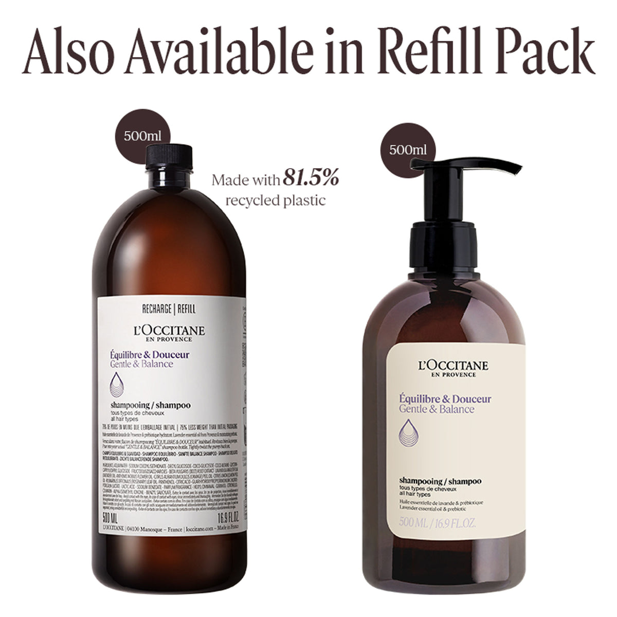 L'Occitane Gentle & Balance Shampoo Refill