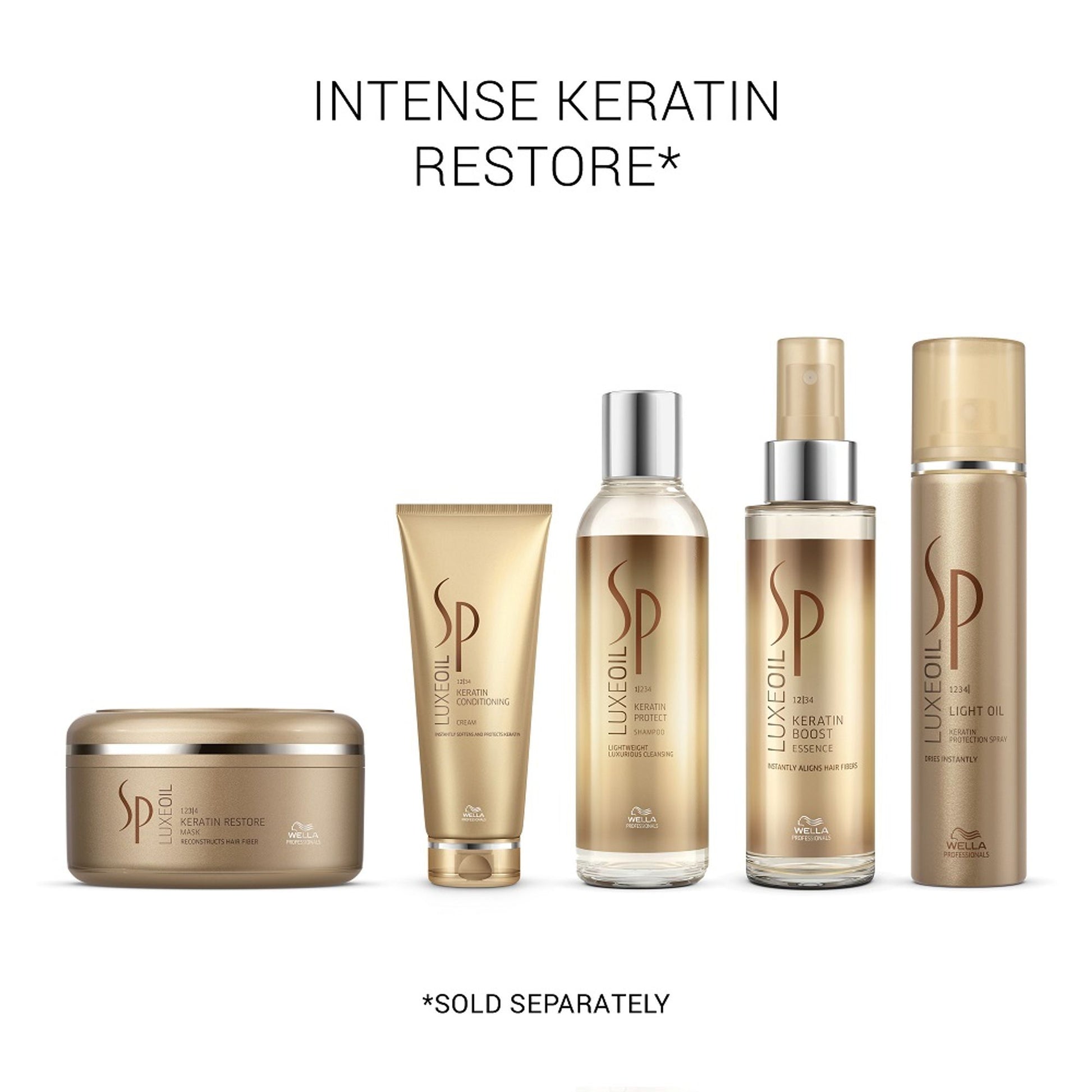 System Professional LuxeOil Keratin Protect Shampoo for Dry & Damaged Hair, Nourished & Smooth Hair