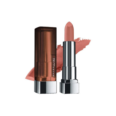 Maybelline Color Sensational Creamy Matte Lipstick, 12H Formula - 640 Red Liberation - Clay Crush