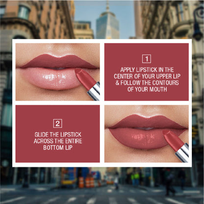 Maybelline Color Sensational Creamy Matte Lipstick, 12H Formula - 640 Red Liberation - Rich Ruby