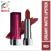 Maybelline Color Sensational Creamy Matte Lipstick, 12H Formula - 640 Red Liberation - Burgundy Blush
