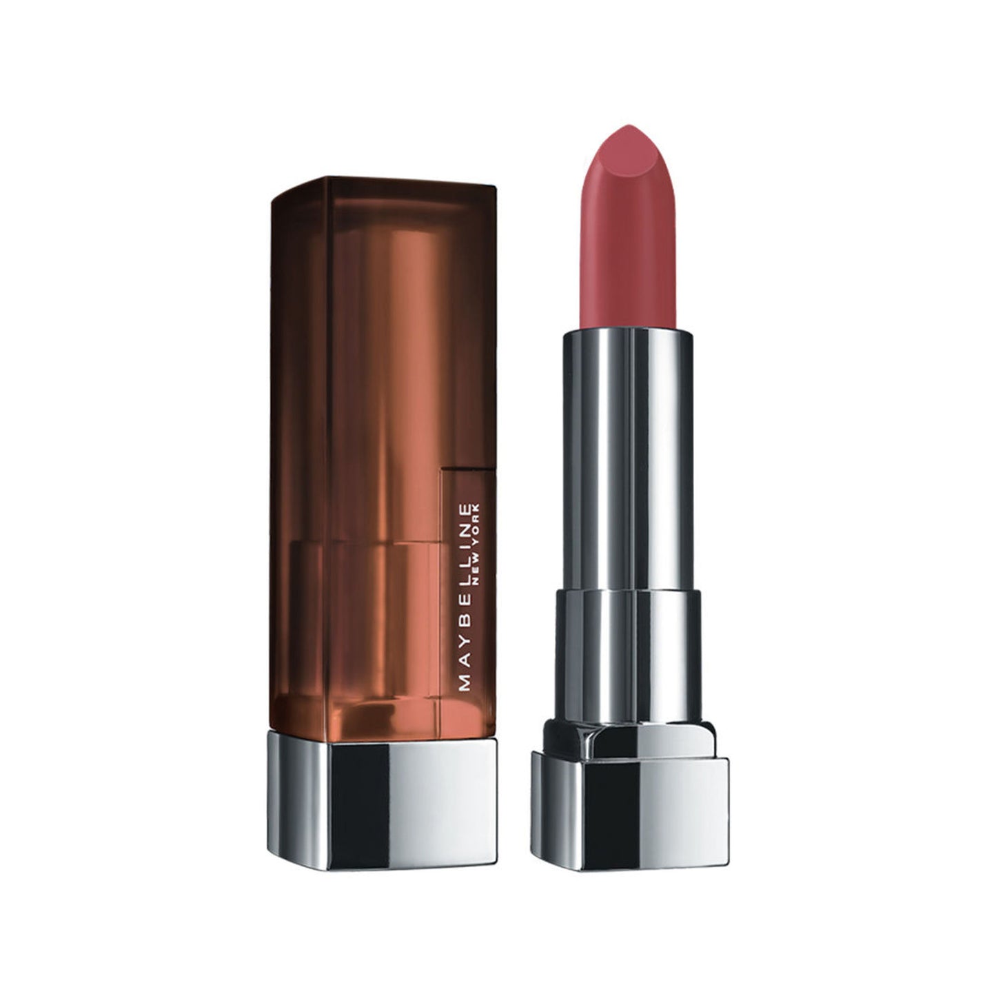 Maybelline Color Sensational Creamy Matte Lipstick, 12H Formula - 640 Red Liberation - Touch Of Nude