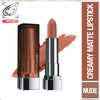 Maybelline Color Sensational Creamy Matte Lipstick, 12H Formula - 640 Red Liberation - Toasted Brown