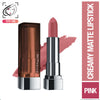 Maybelline Color Sensational Creamy Matte Lipstick, 12H Formula - 640 Red Liberation - Almond Pink