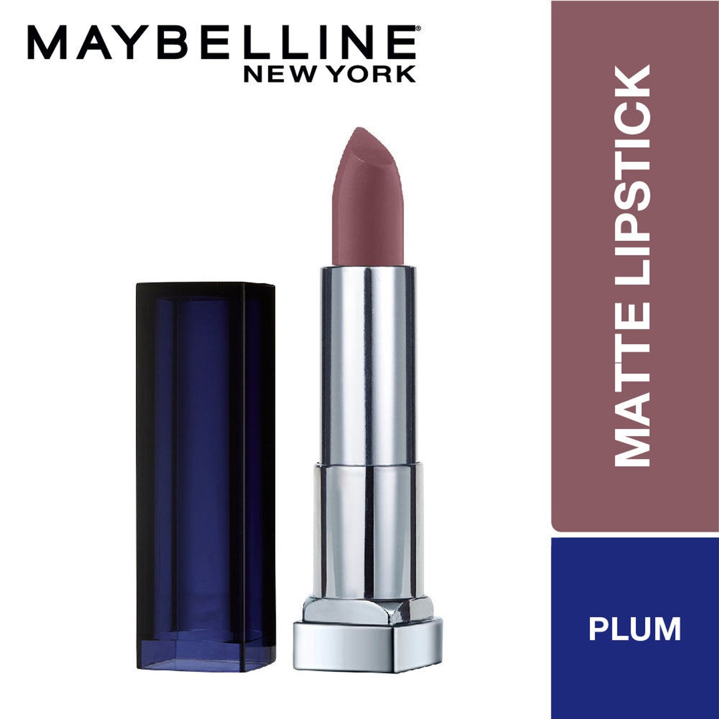 Maybelline Color Sensational Creamy Matte Lipstick, 12H Formula - 640 Red Liberation - 21 Mauve It