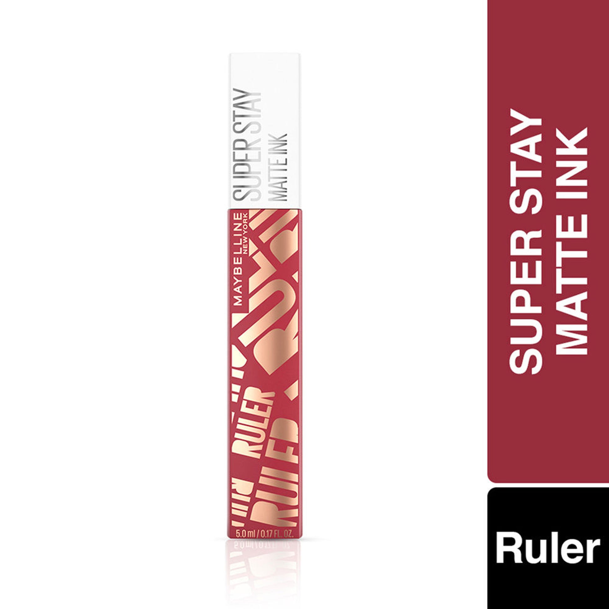 Maybelline New York Super Stay Matte Ink Liquid Lipstick, Lasts Up to 16 Hours - 15 Lover - 80 Ruler