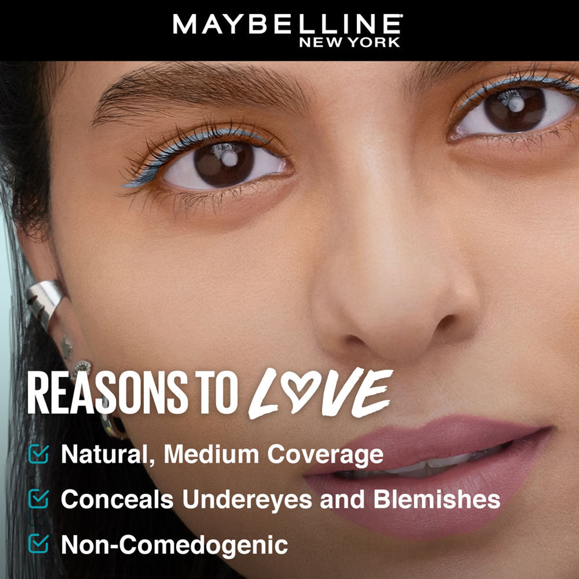 Maybelline New York Fit Me Concealer, Oil-free Liquid Concealer for Oily and Dry Skin - Fair - 30 Honey