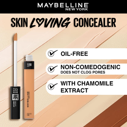 Maybelline New York Fit Me Concealer, Oil-free Liquid Concealer for Oily and Dry Skin - Fair - 40 Caramel