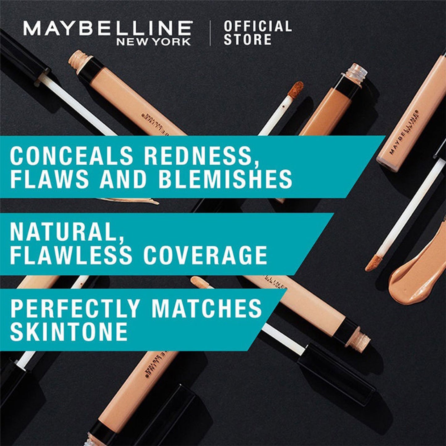 Maybelline New York Fit Me Concealer, Oil-free Liquid Concealer for Oily and Dry Skin - Fair - 36 Golden
