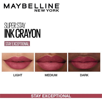 Maybelline New York Super Stay Crayon Lipstick - 25 Stay Exceptional