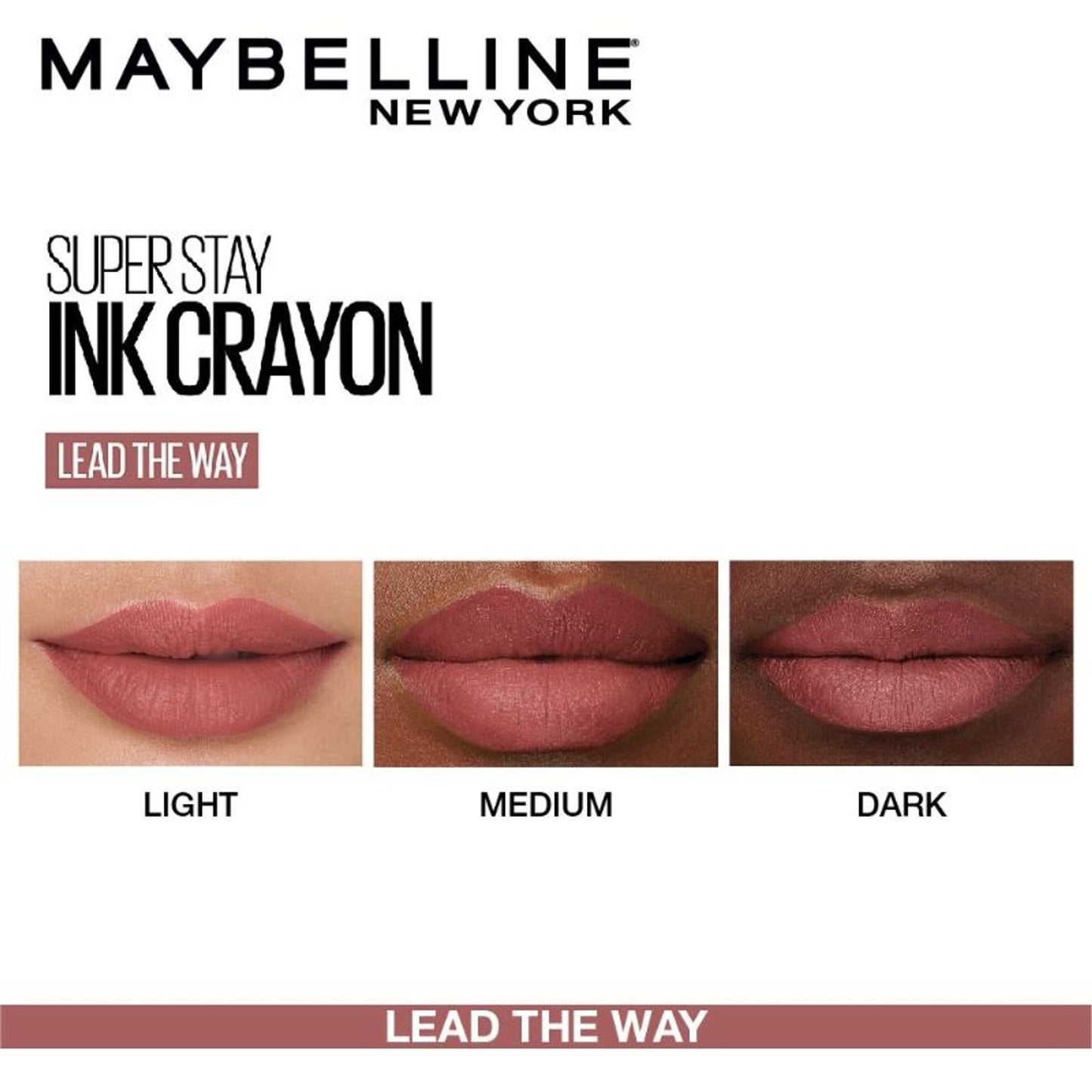 Maybelline New York Super Stay Crayon Lipstick - 15 Lead the Way