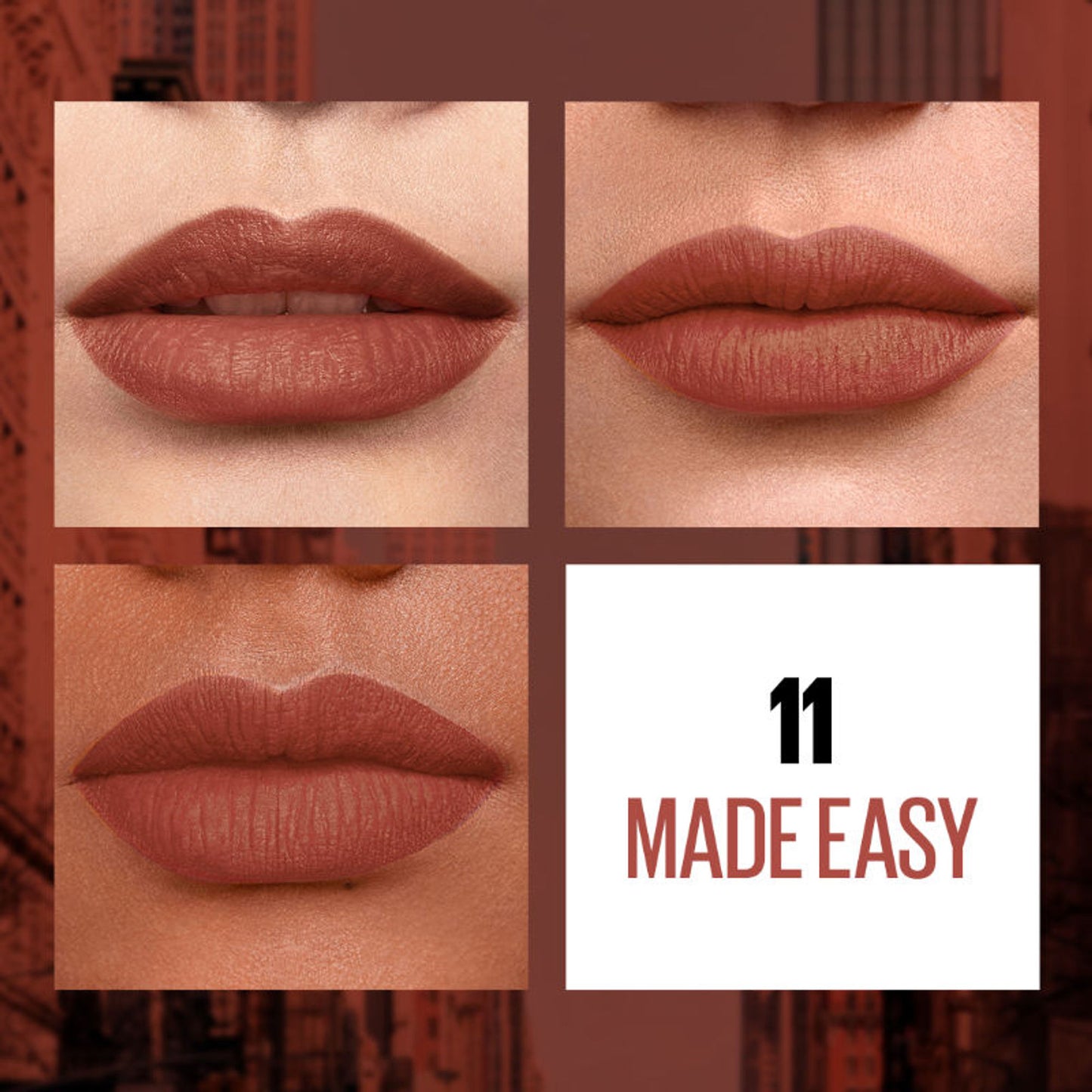Maybelline New York Sensational Liquid Matte Lipstick, Long-lasting - 03 Flush It Red - 11 Made Easy