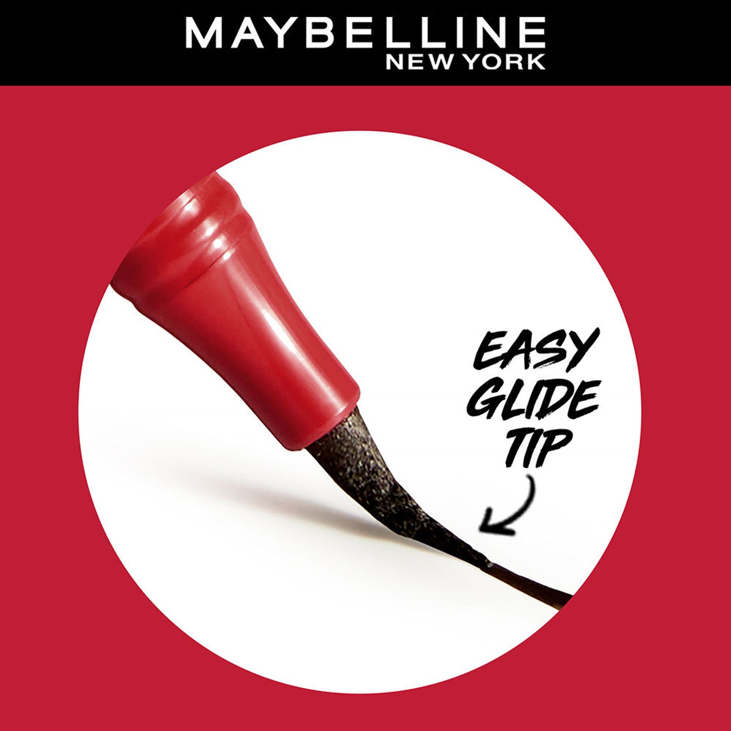 Maybelline New York High Impact Tattoo Pen Liner, Lasts Up To 48H - Black, Water & Smudge-proof