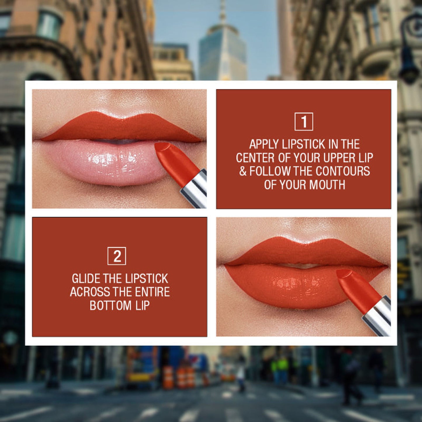 Maybelline Color Sensational Creamy Matte Lipstick, 12H Formula - 640 Red Liberation - 2 Madison Red