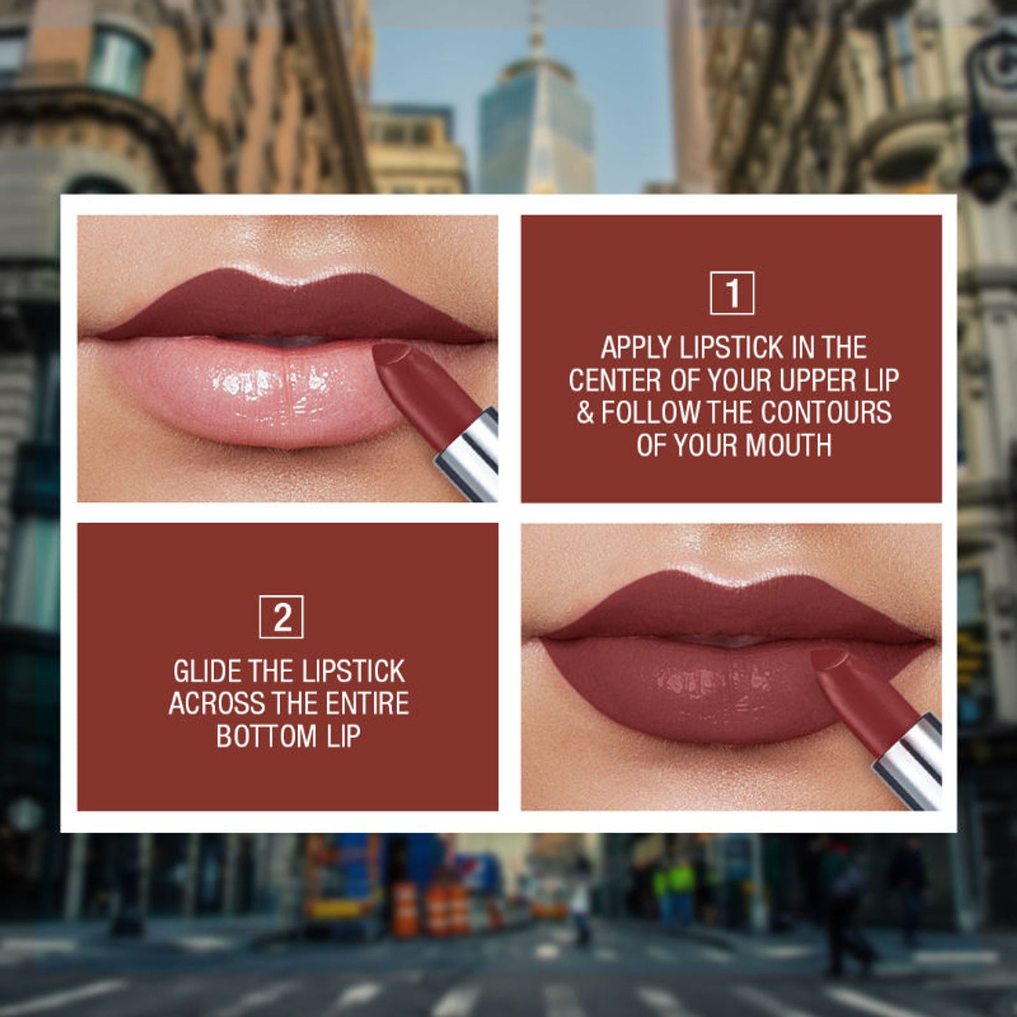 Maybelline Color Sensational Creamy Matte Lipstick, 12H Formula - 640 Red Liberation - 5 East Village Rose