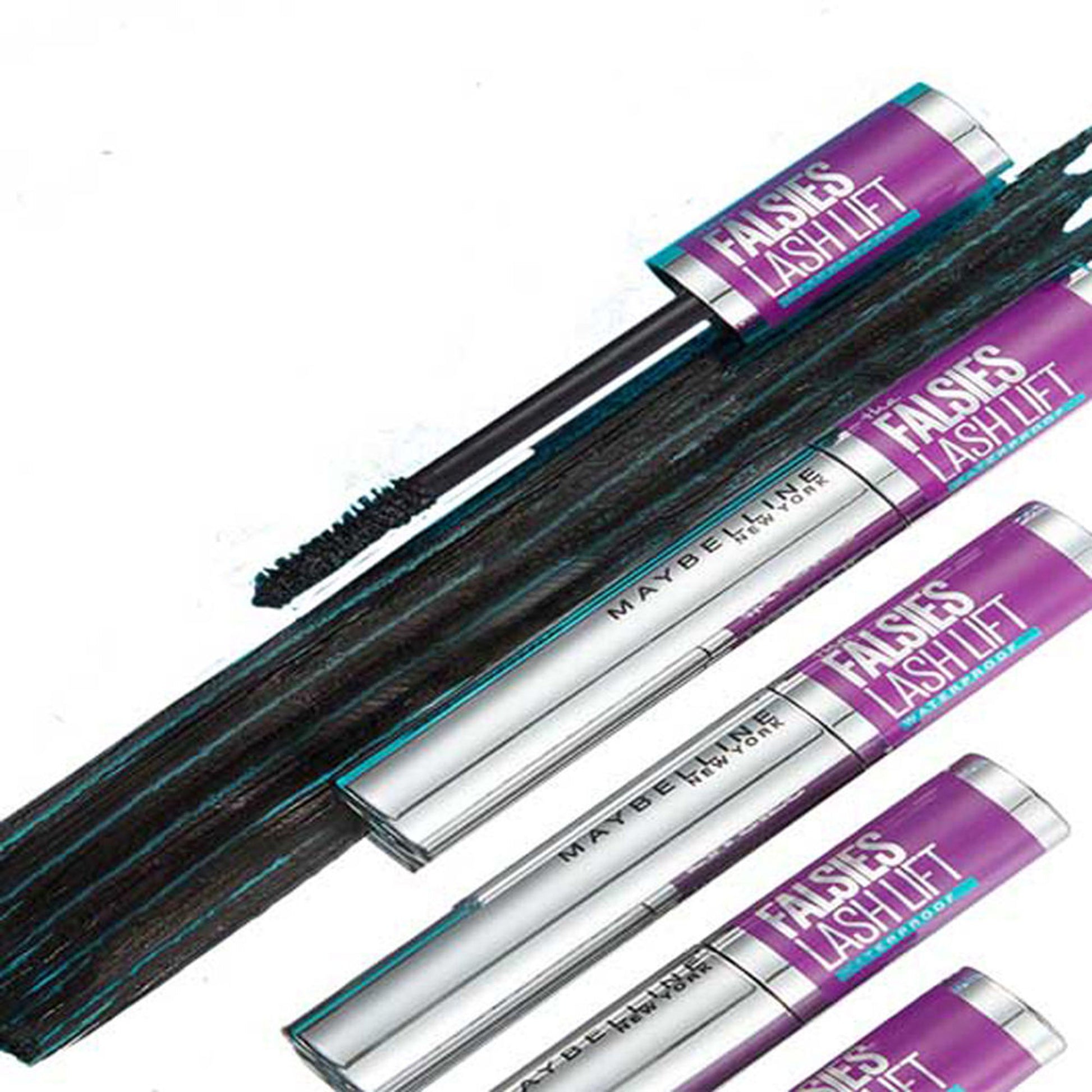 Maybelline New York Falsies Lash Lift Mascara, Instant Lash Lift Look Mascara - Very Black