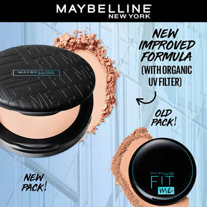 Maybelline New York Fit Me Matte + Poreless 16H Oil Control Compact Powder - 310 Sun Beige - 128 Warm Nude
