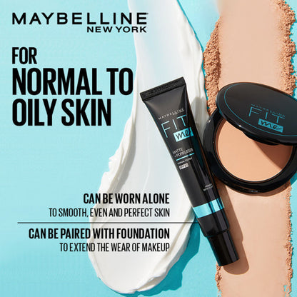 Maybelline New York Fit Me Primer, Oil free and Non Comedogenic Formula - Matte+Poreless - Matte