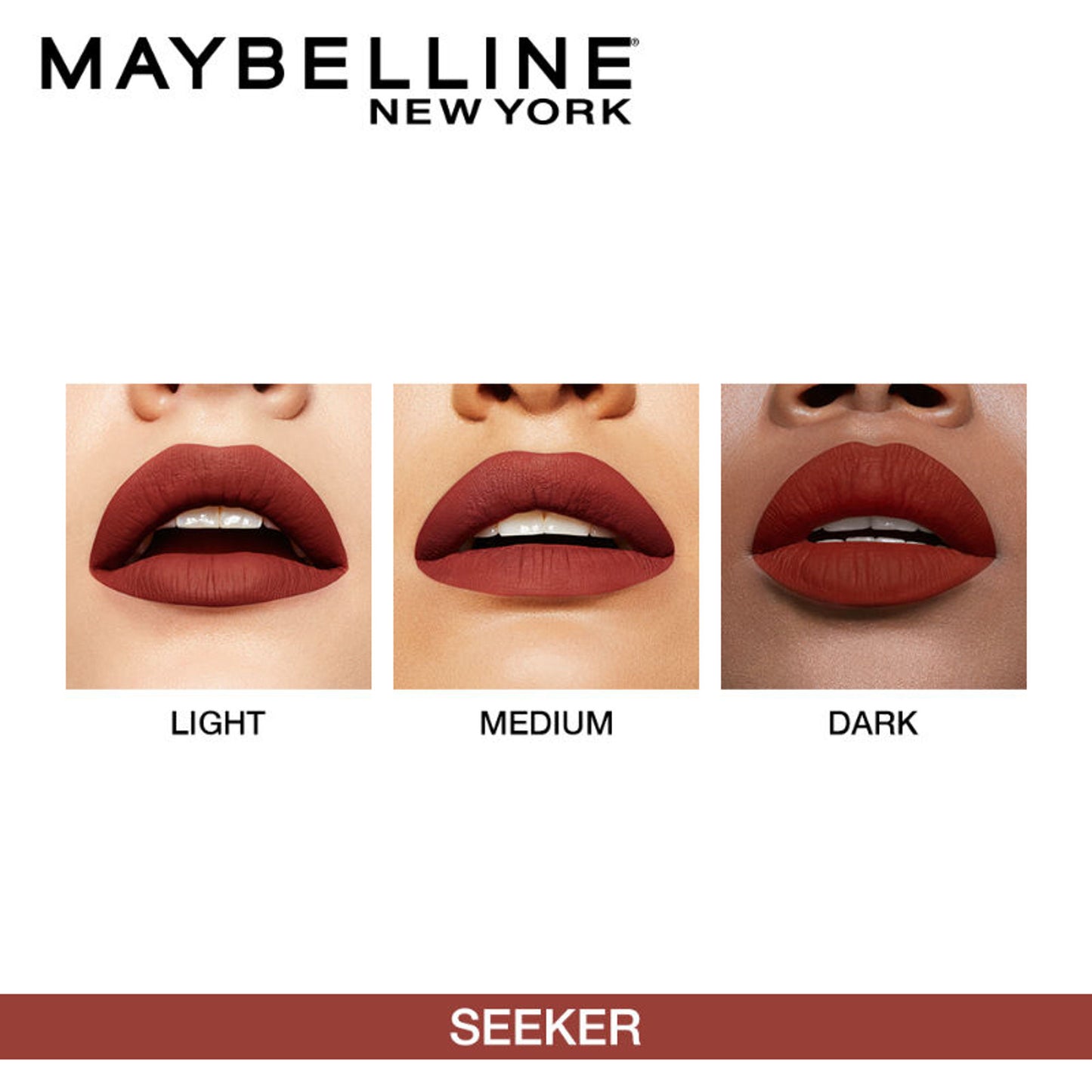 Maybelline New York Super Stay Matte Ink 4-in-1 Lip Kit - Voyager + Lover + Pioneer + Seeker