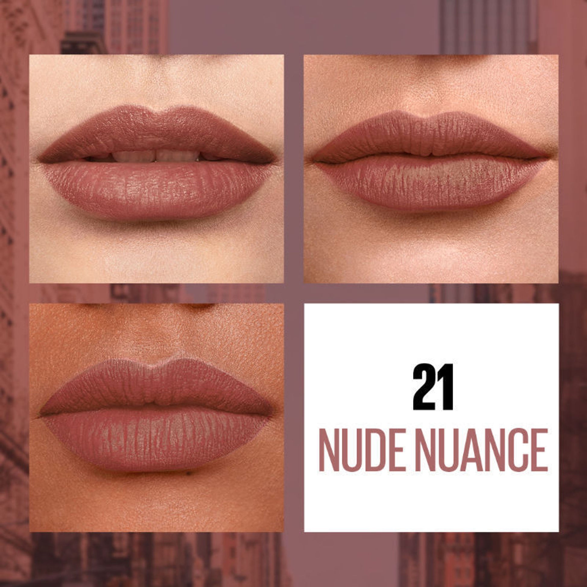 Maybelline New York Sensational Liquid Matte Lipstick, Long-lasting - 03 Flush It Red - Nude Nuance