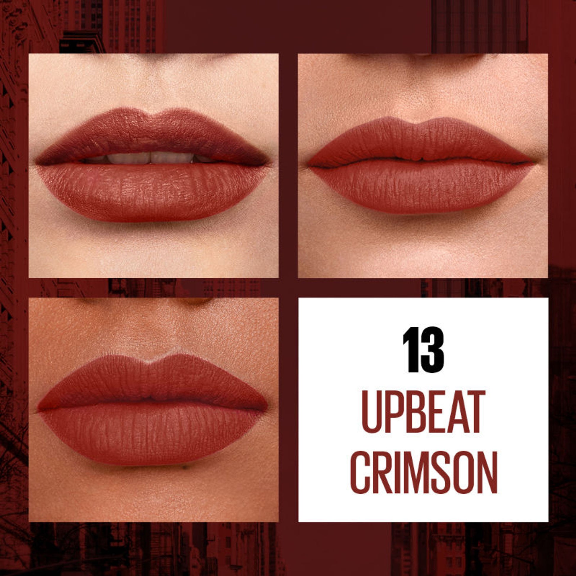 Maybelline New York Sensational Liquid Matte Lipstick, Long-lasting - 03 Flush It Red - Upbeat Crimson