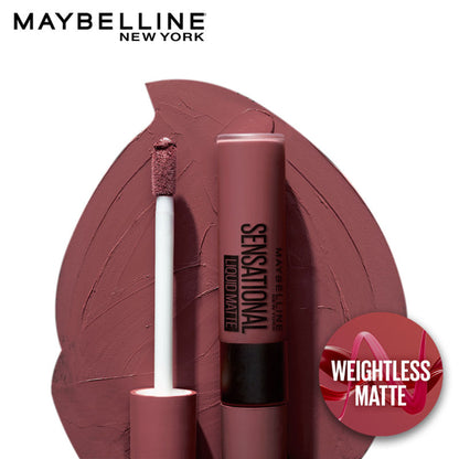 Maybelline New York Sensational Liquid Matte Lipstick, Long-lasting - 03 Flush It Red - Get Undressed