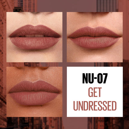 Maybelline New York Sensational Liquid Matte Lipstick, Long-lasting - 03 Flush It Red - Get Undressed