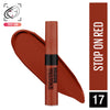 Maybelline New York Sensational Liquid Matte Lipstick, Long-lasting - 03 Flush It Red - Stop On Red