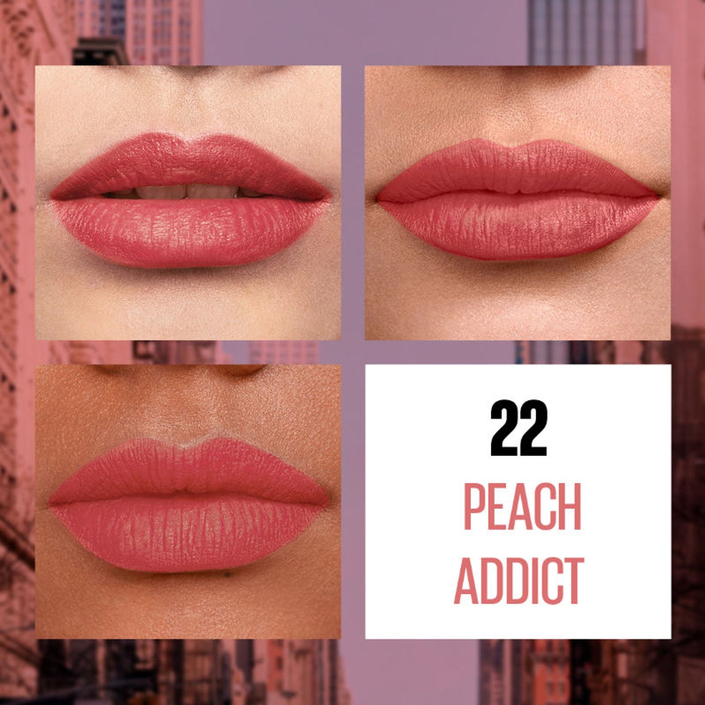 Maybelline New York Sensational Liquid Matte Lipstick, Long-lasting - 03 Flush It Red - Peach Addict