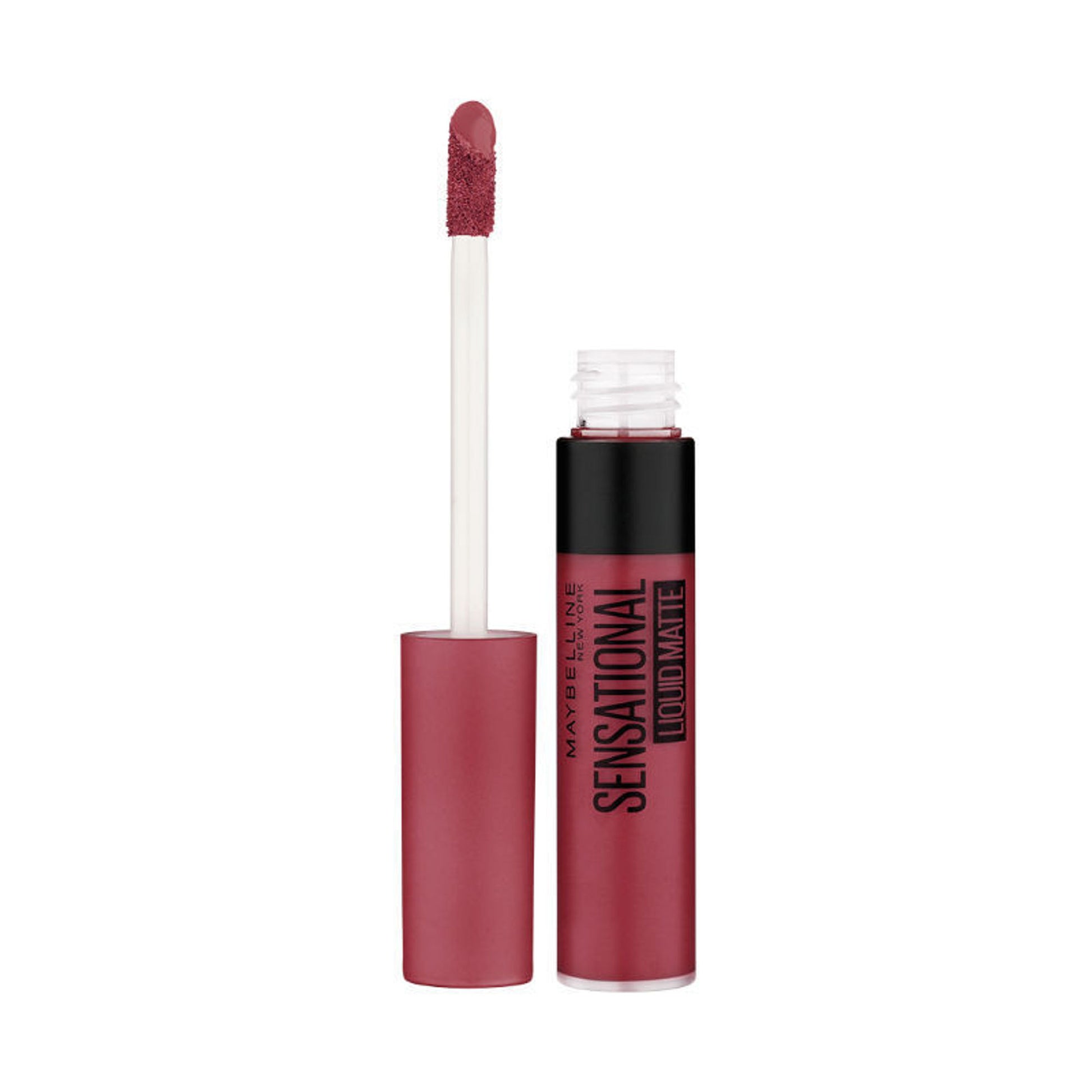 Maybelline New York Sensational Liquid Matte Lipstick, Long-lasting - 03 Flush It Red - Touch Of Spice