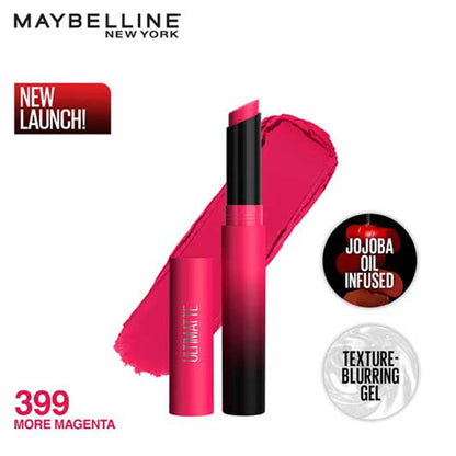 Maybelline New York Color Sensational Ultimattes Lipstick, Matte Finish - More Ruby - More Magenta