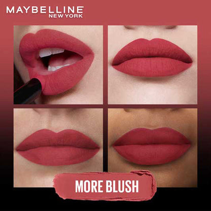 Maybelline New York Color Sensational Ultimattes Lipstick, Matte Finish - More Ruby - More Blush