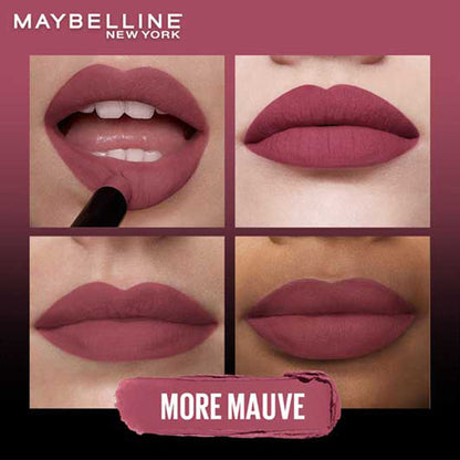 Maybelline New York Color Sensational Ultimattes Lipstick, Matte Finish - More Ruby - More Mauve