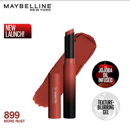 Maybelline New York Color Sensational Ultimattes Lipstick, Matte Finish - More Ruby - More Rust