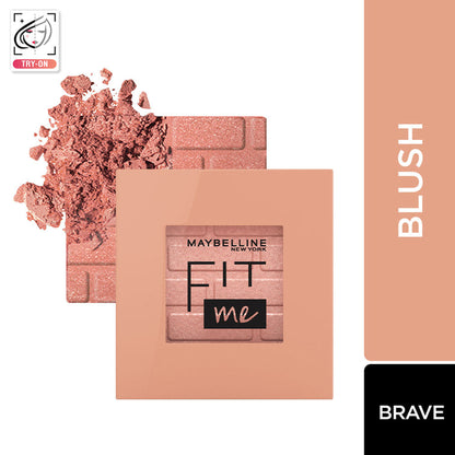 Maybelline New York New Fit Me Mono Blush, Up To 16 hours Long-lasting Cheek Blush - 30 Fierce - 10 Brave