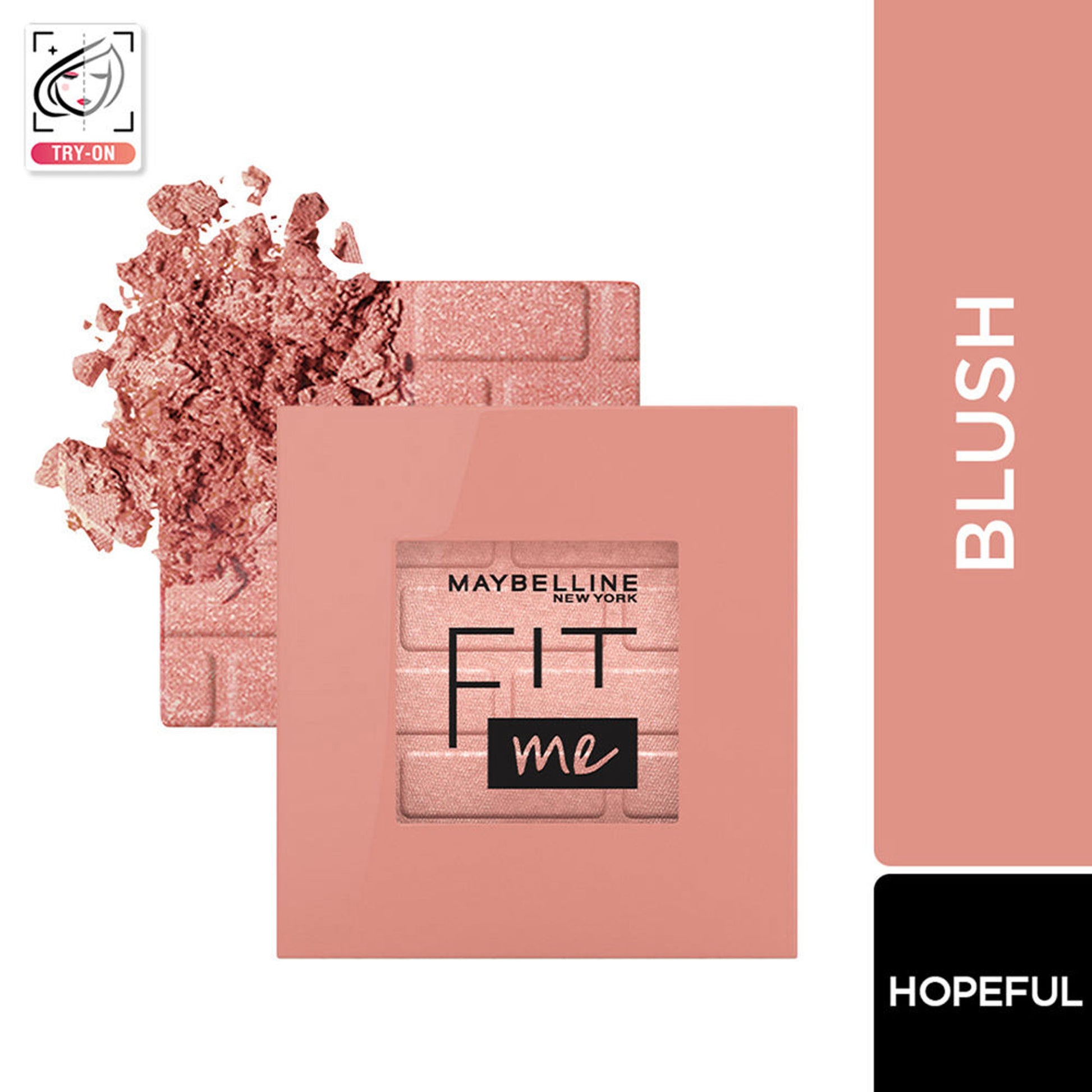 Maybelline New York New Fit Me Mono Blush, Up To 16 hours Long-lasting Cheek Blush - 30 Fierce - 20 Hopeful