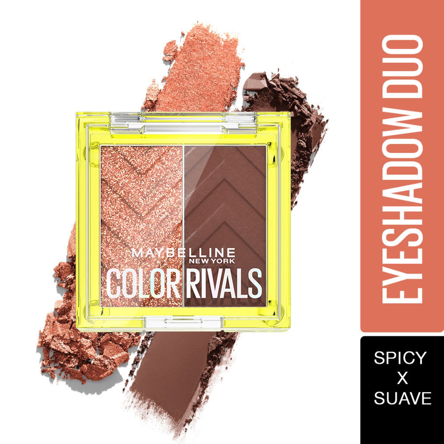 Maybelline New York Color Rivals Longwear Duo Eyeshadow Palette - Spicy X Suave