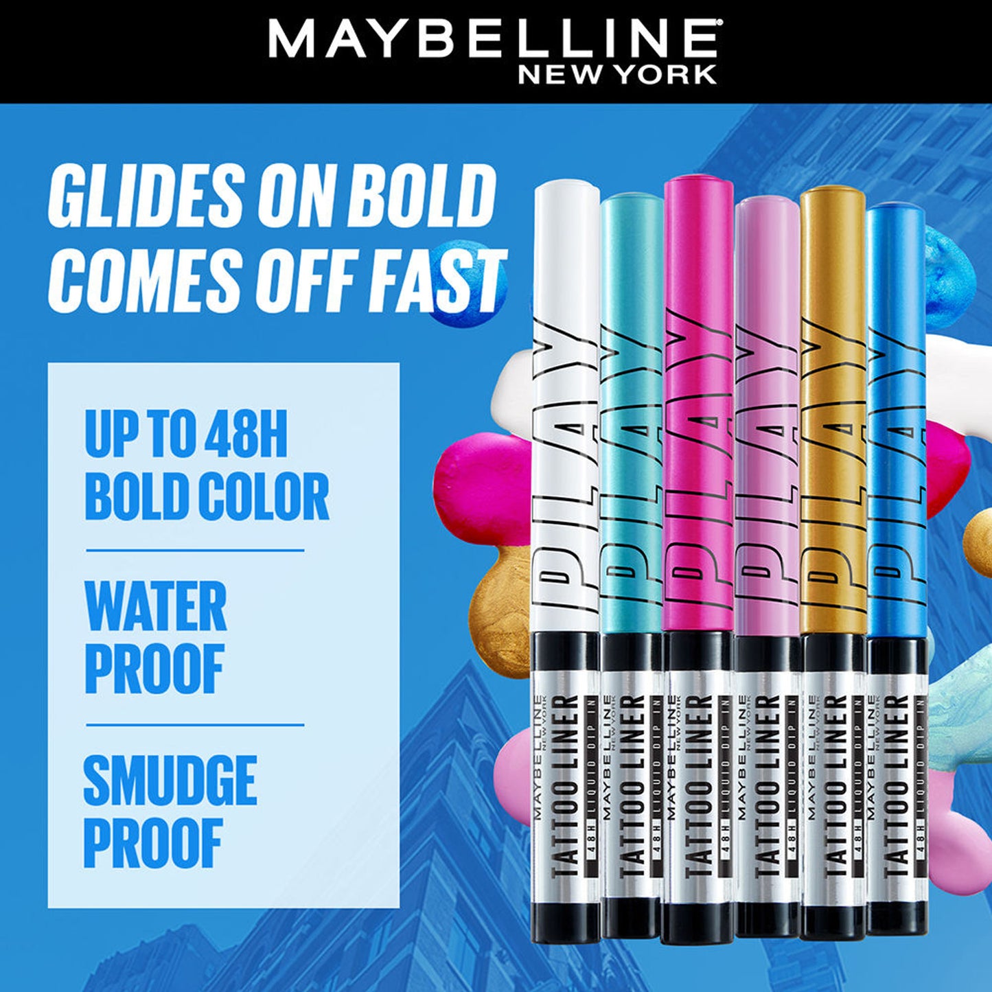 Maybelline New York Tattoo Play Liquid Eyeliner - Switch