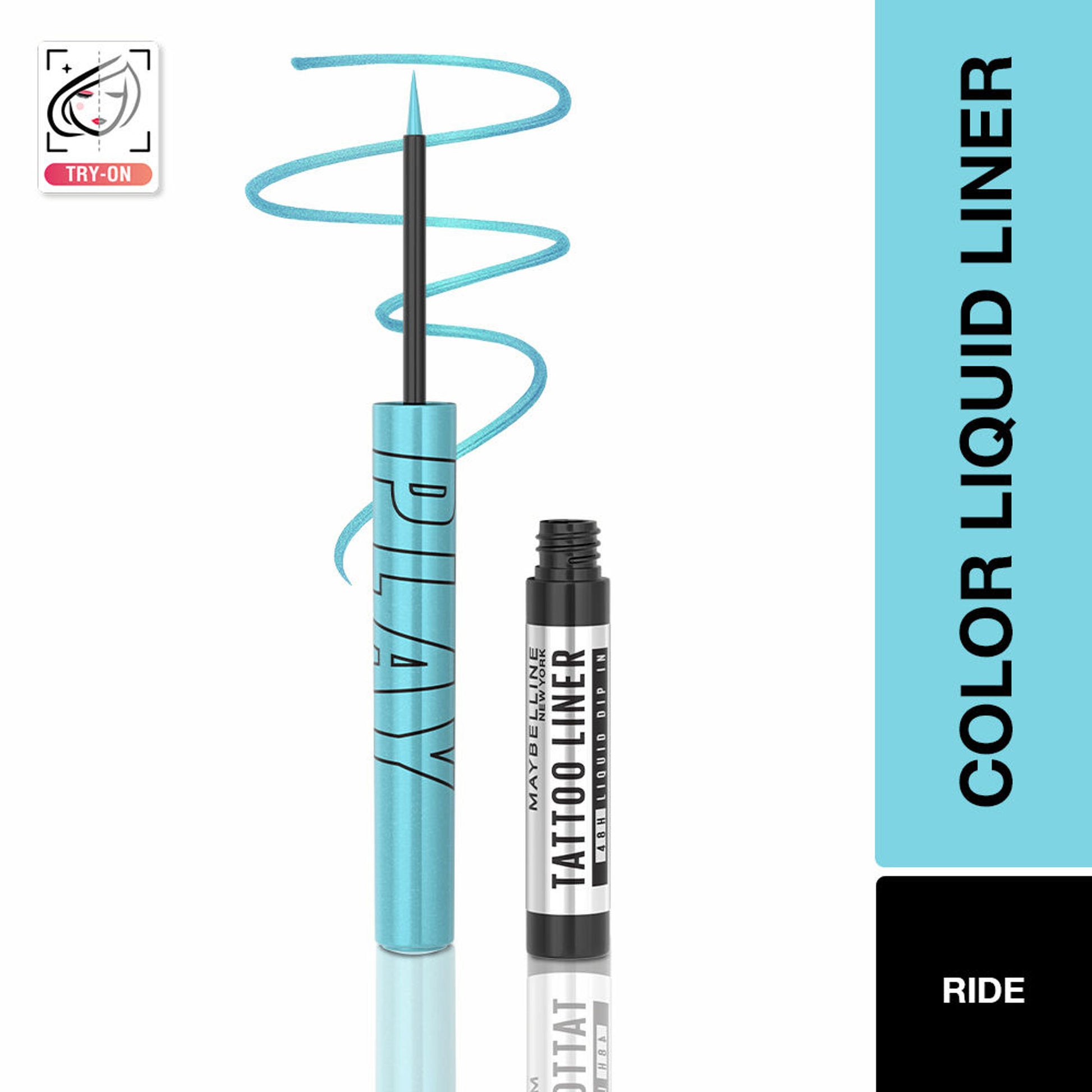 Maybelline New York Tattoo Play Liquid Eyeliner - Ride