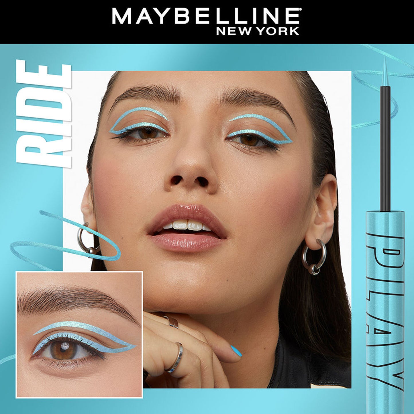 Maybelline New York Tattoo Play Liquid Eyeliner - Ride