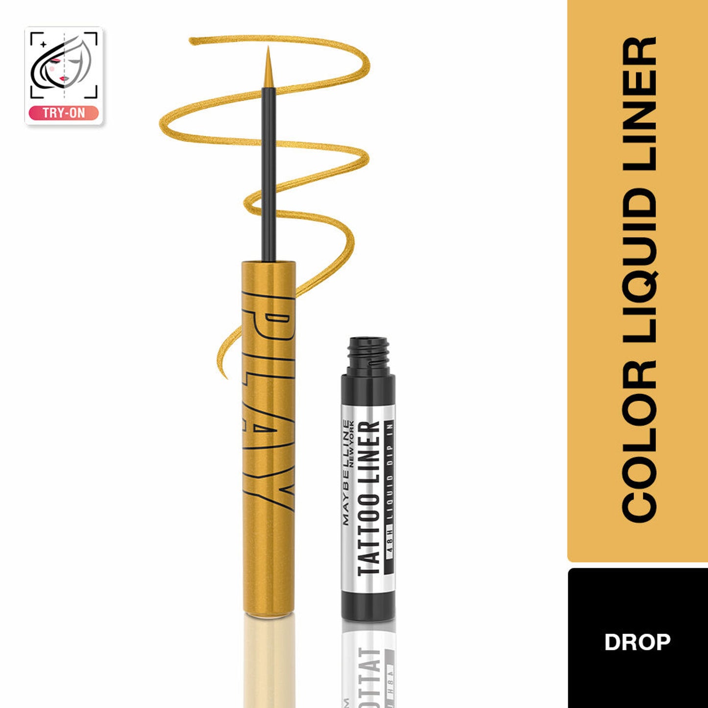 Maybelline New York Tattoo Play Liquid Eyeliner - Drop